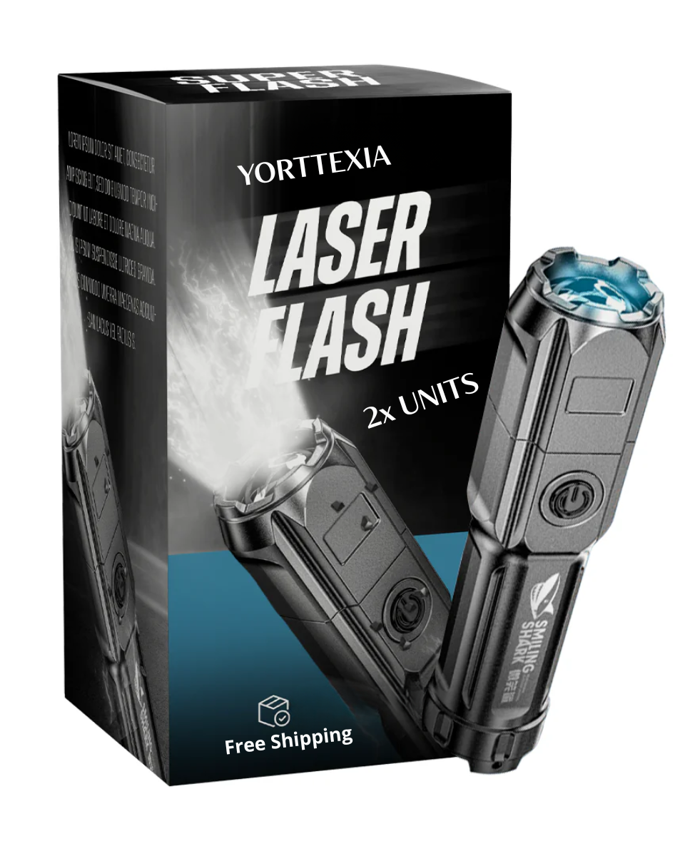 Laser Flash – Ultra-Bright 10,000 Lumen Flashlight