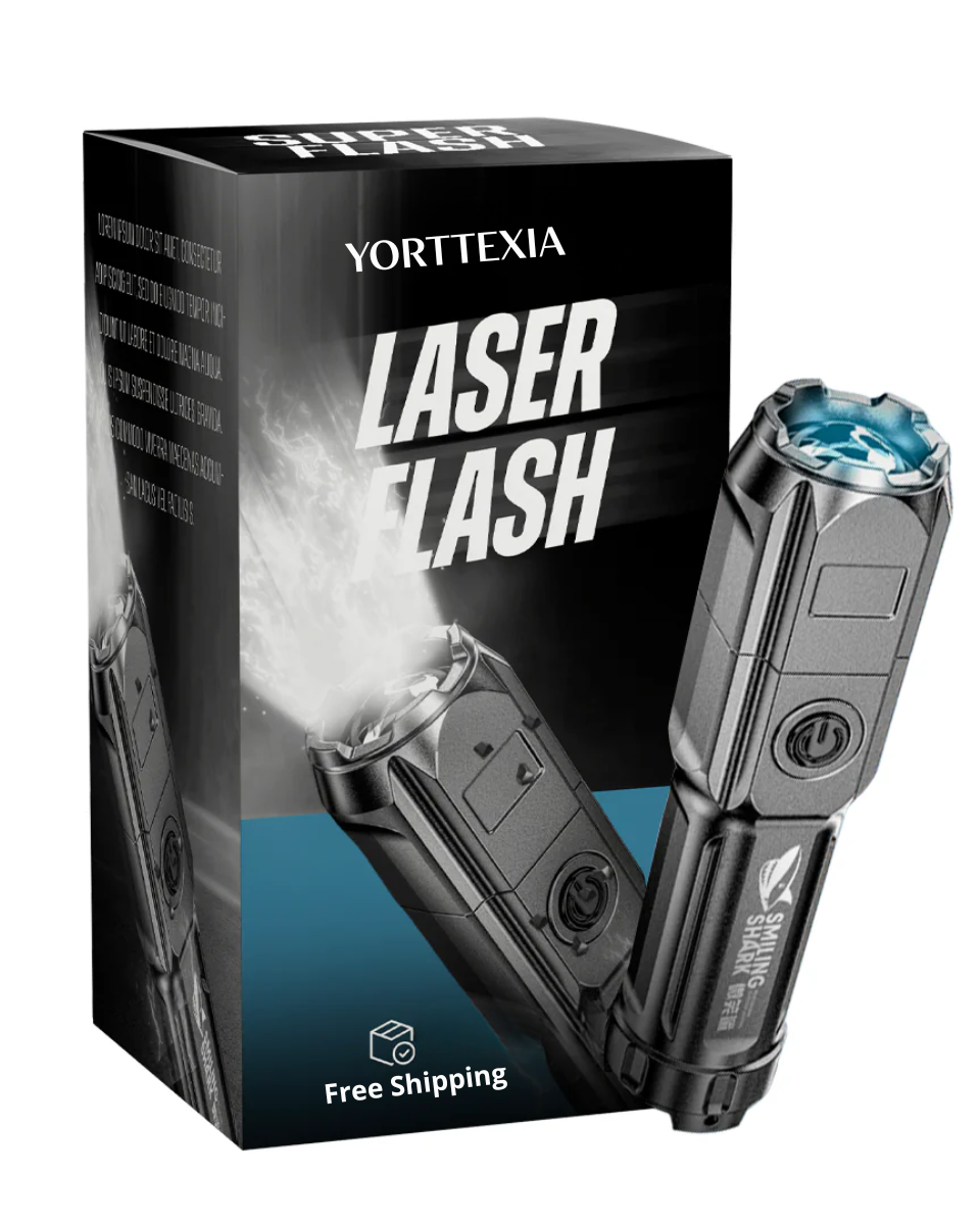 Laser Flash – Ultra-Bright 10,000 Lumen Flashlight